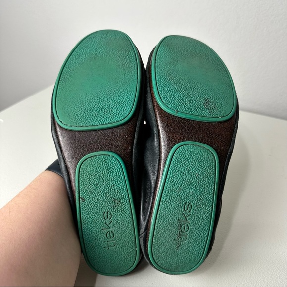 Tieks Black Foldable Flexible Ballet Flats Size 10 - Picture 4 of 6